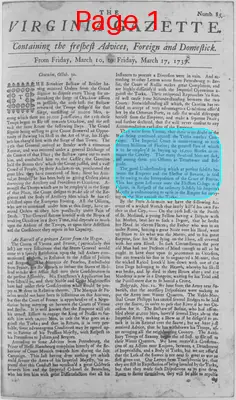 Page thumbnail for The Virginia Gazette