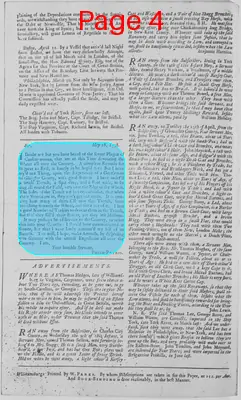 Page thumbnail for The Virginia Gazette