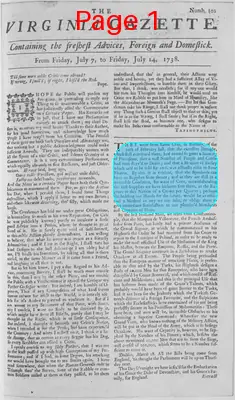 Page thumbnail for The Virginia Gazette
