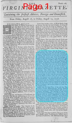 Page thumbnail for The Virginia Gazette