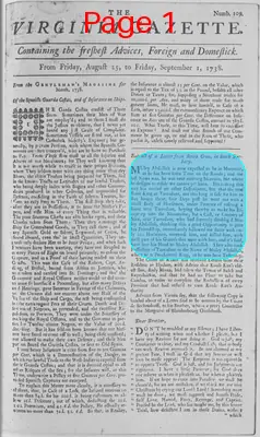 Page thumbnail for The Virginia Gazette