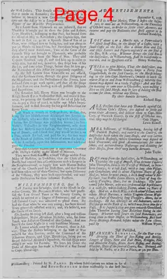 Page thumbnail for The Virginia Gazette