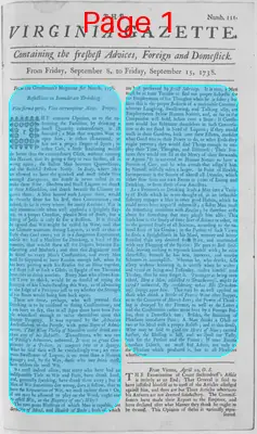 Page thumbnail for The Virginia Gazette