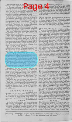 Page thumbnail for The Virginia Gazette