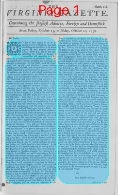 Page thumbnail for The Virginia Gazette