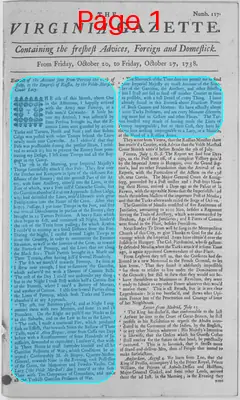 Page thumbnail for The Virginia Gazette