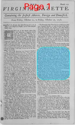Page thumbnail for The Virginia Gazette