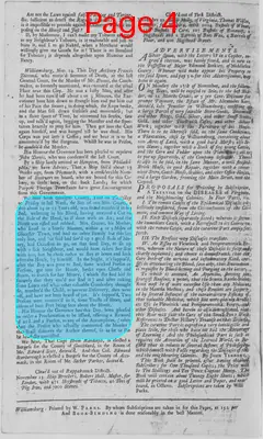 Page thumbnail for The Virginia Gazette