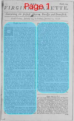 Page thumbnail for The Virginia Gazette