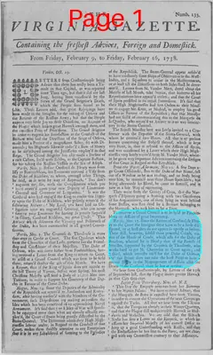Page thumbnail for The Virginia Gazette