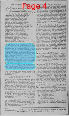 Page thumbnail for The Virginia Gazette