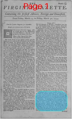 Page thumbnail for The Virginia Gazette