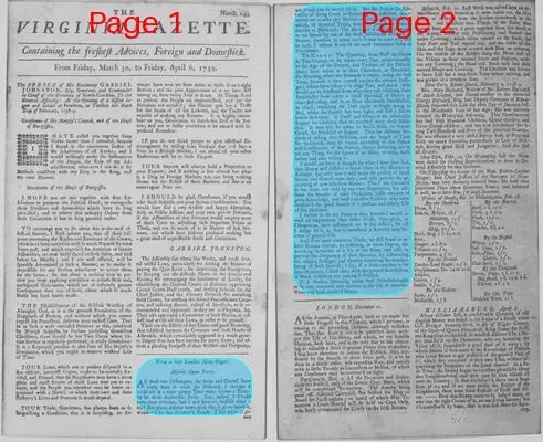 Page thumbnail for The Virginia Gazette