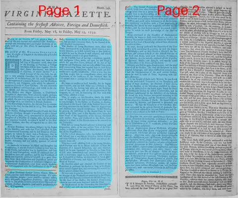 Page thumbnail for The Virginia Gazette