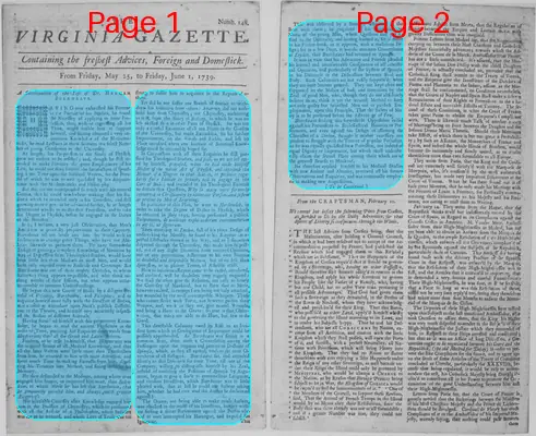 Page thumbnail for The Virginia Gazette