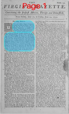 Page thumbnail for The Virginia Gazette