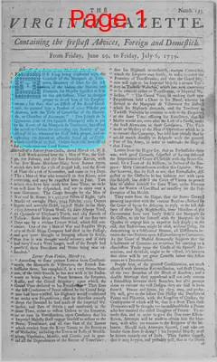 Page thumbnail for The Virginia Gazette