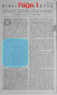 Page thumbnail for The Virginia Gazette