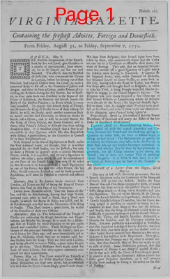 Page thumbnail for The Virginia Gazette
