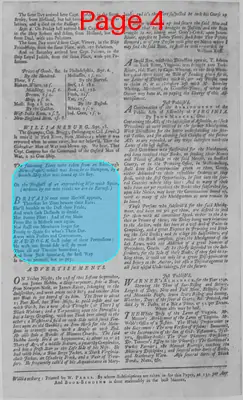 Page thumbnail for The Virginia Gazette