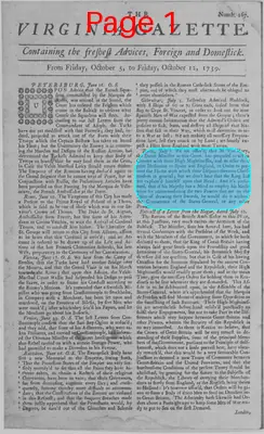 Page thumbnail for The Virginia Gazette