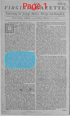 Page thumbnail for The Virginia Gazette