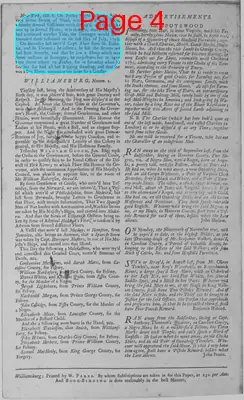 Page thumbnail for The Virginia Gazette