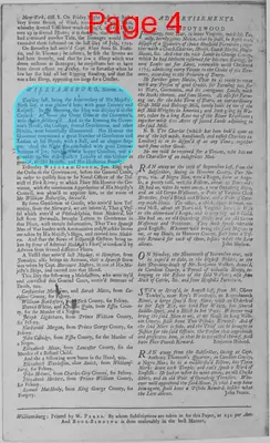 Page thumbnail for The Virginia Gazette
