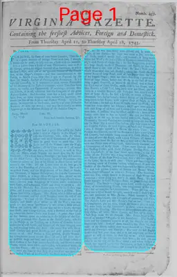 Page thumbnail for The Virginia Gazette