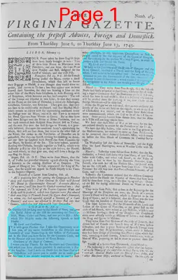 Page thumbnail for The Virginia Gazette