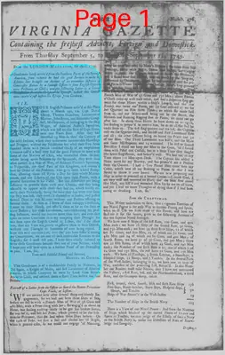 Page thumbnail for The Virginia Gazette