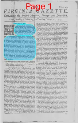 Page thumbnail for The Virginia Gazette