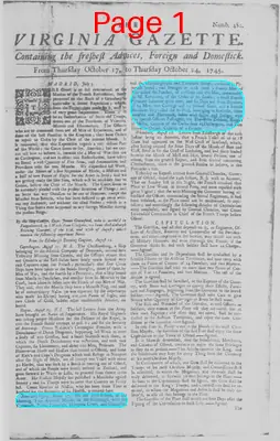 Page thumbnail for The Virginia Gazette