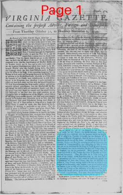 Page thumbnail for The Virginia Gazette