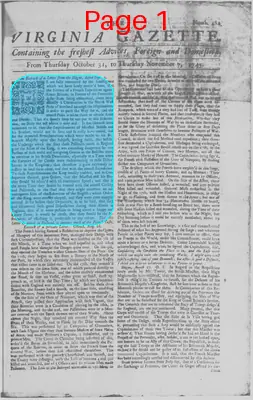 Page thumbnail for The Virginia Gazette