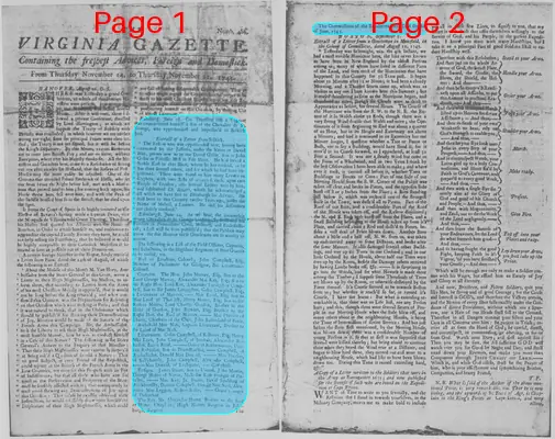 Page thumbnail for The Virginia Gazette