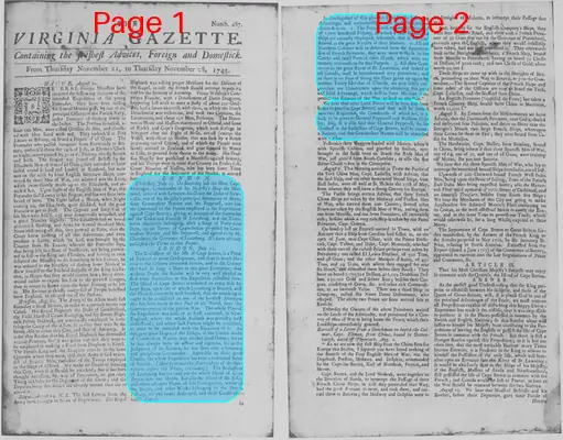 Page thumbnail for The Virginia Gazette