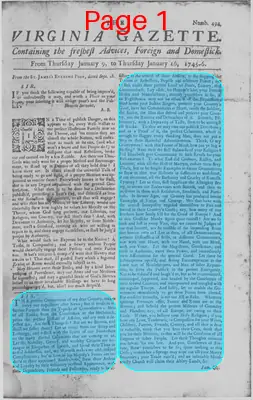 Page thumbnail for The Virginia Gazette