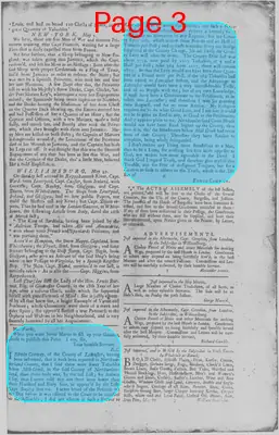 Page thumbnail for The Virginia Gazette
