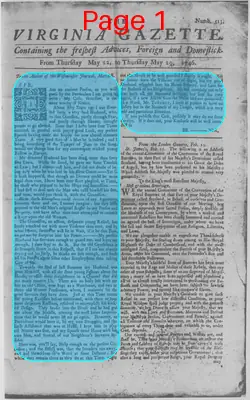 Page thumbnail for The Virginia Gazette