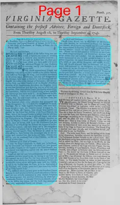 Page thumbnail for The Virginia Gazette