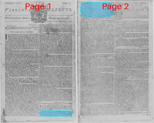 Page thumbnail for The Virginia Gazette