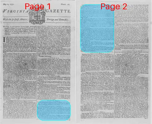 Page thumbnail for The Virginia Gazette