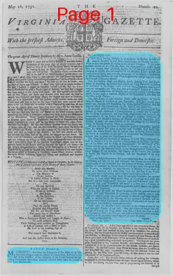 Page thumbnail for The Virginia Gazette