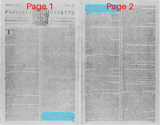 Page thumbnail for The Virginia Gazette