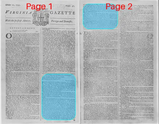 Page thumbnail for The Virginia Gazette