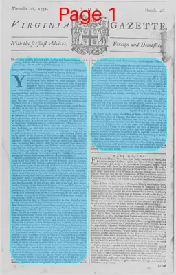 Page thumbnail for The Virginia Gazette