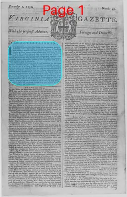 Page thumbnail for The Virginia Gazette
