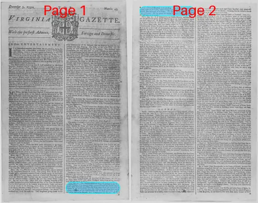 Page thumbnail for The Virginia Gazette