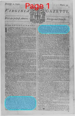 Page thumbnail for The Virginia Gazette